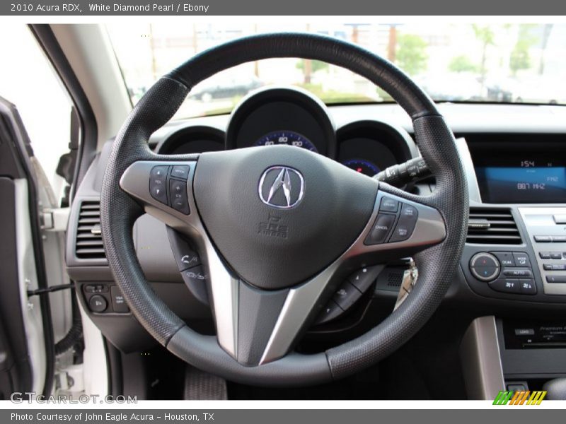 White Diamond Pearl / Ebony 2010 Acura RDX