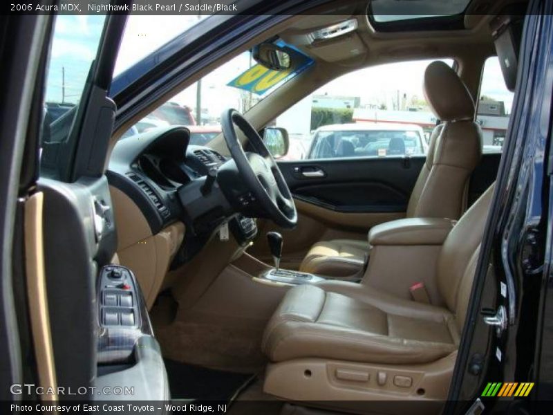 Nighthawk Black Pearl / Saddle/Black 2006 Acura MDX