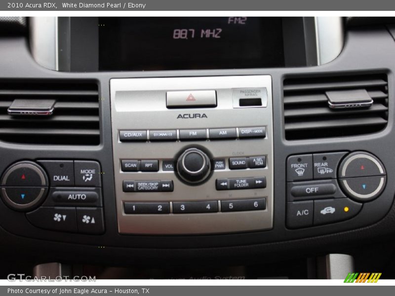 White Diamond Pearl / Ebony 2010 Acura RDX