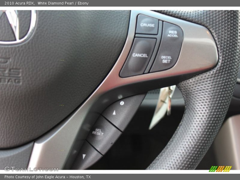 White Diamond Pearl / Ebony 2010 Acura RDX