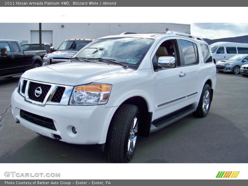 Blizzard White / Almond 2011 Nissan Armada Platinum 4WD