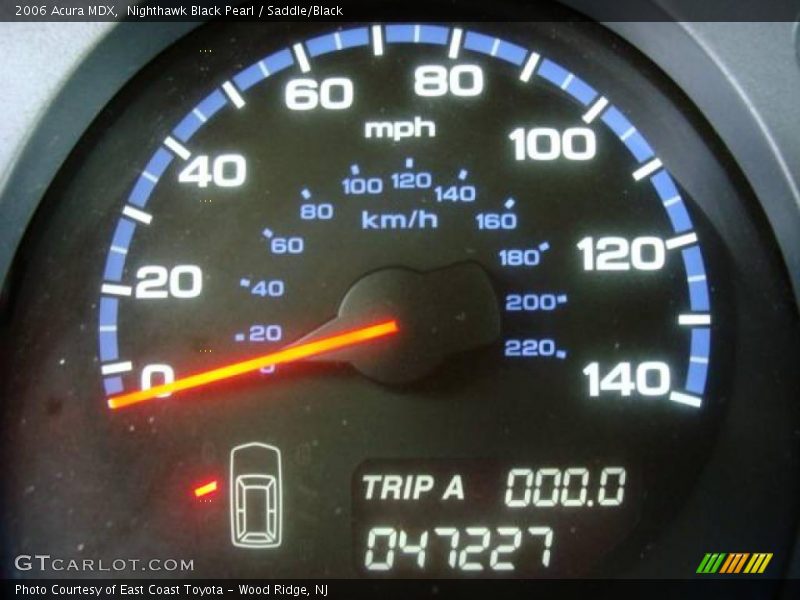 Nighthawk Black Pearl / Saddle/Black 2006 Acura MDX
