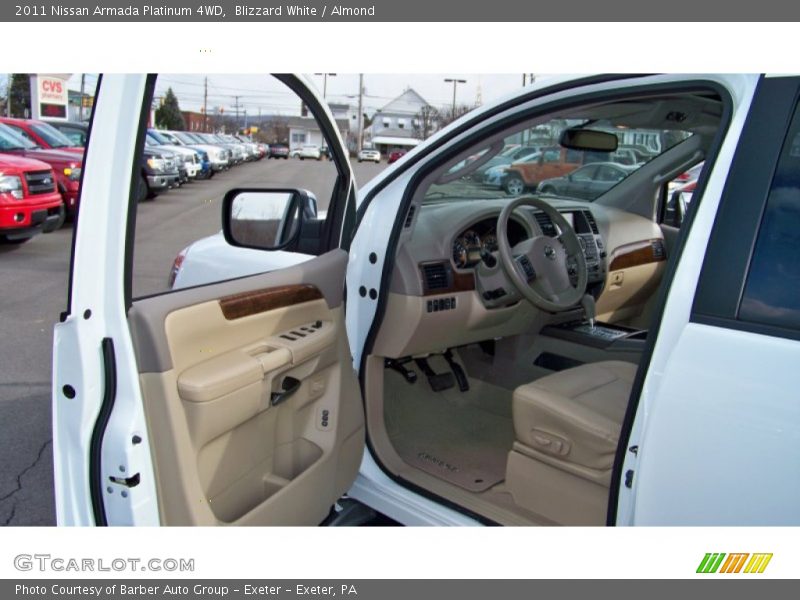 Blizzard White / Almond 2011 Nissan Armada Platinum 4WD