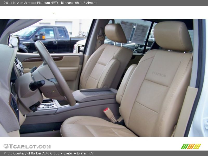 Blizzard White / Almond 2011 Nissan Armada Platinum 4WD