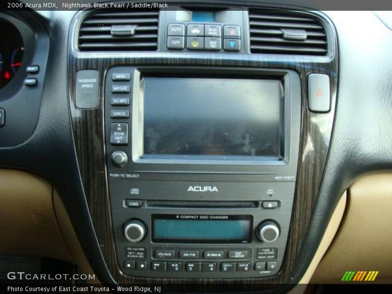 Nighthawk Black Pearl / Saddle/Black 2006 Acura MDX