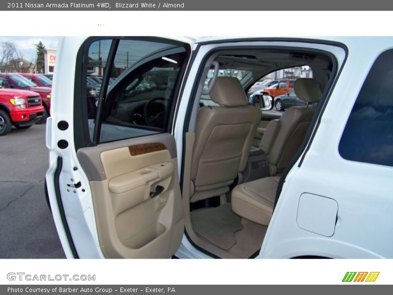 Blizzard White / Almond 2011 Nissan Armada Platinum 4WD