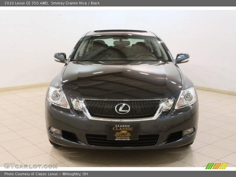 Smokey Granite Mica / Black 2010 Lexus GS 350 AWD