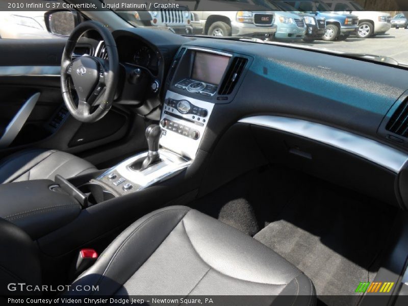 Liquid Platinum / Graphite 2010 Infiniti G 37 Convertible