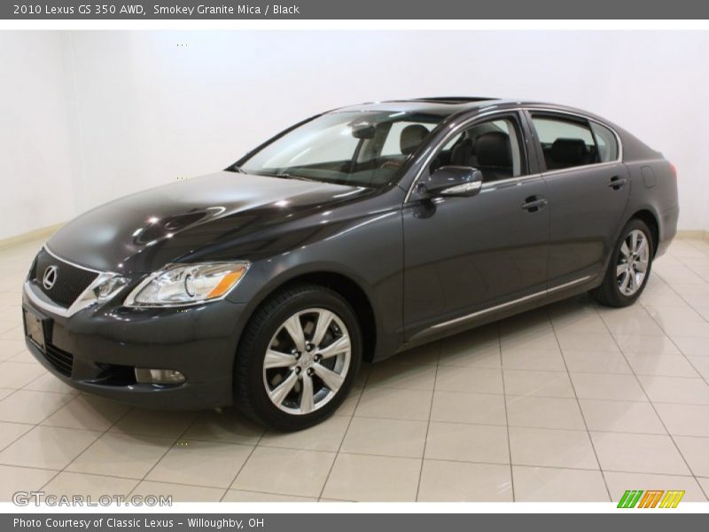 Smokey Granite Mica / Black 2010 Lexus GS 350 AWD