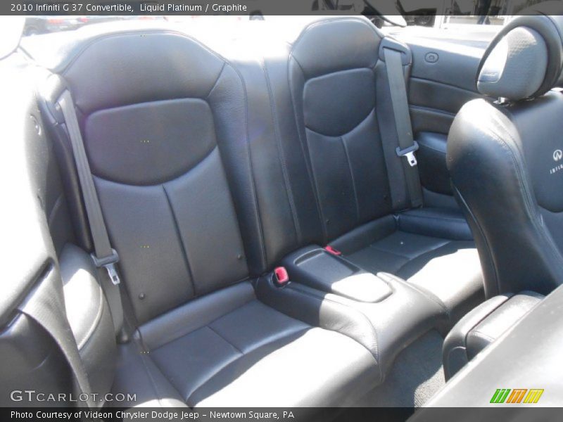 Liquid Platinum / Graphite 2010 Infiniti G 37 Convertible