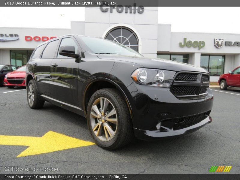 Brilliant Black Crystal Pearl / Black 2013 Dodge Durango Rallye