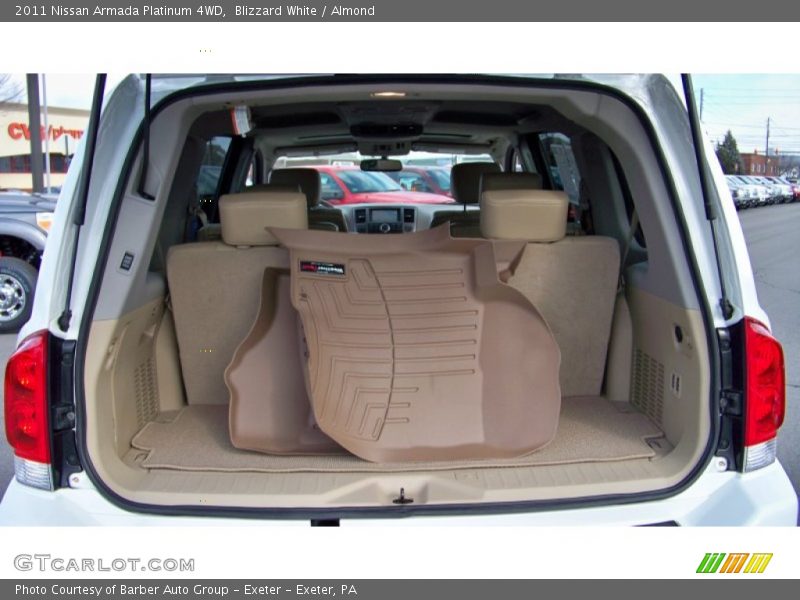 Blizzard White / Almond 2011 Nissan Armada Platinum 4WD