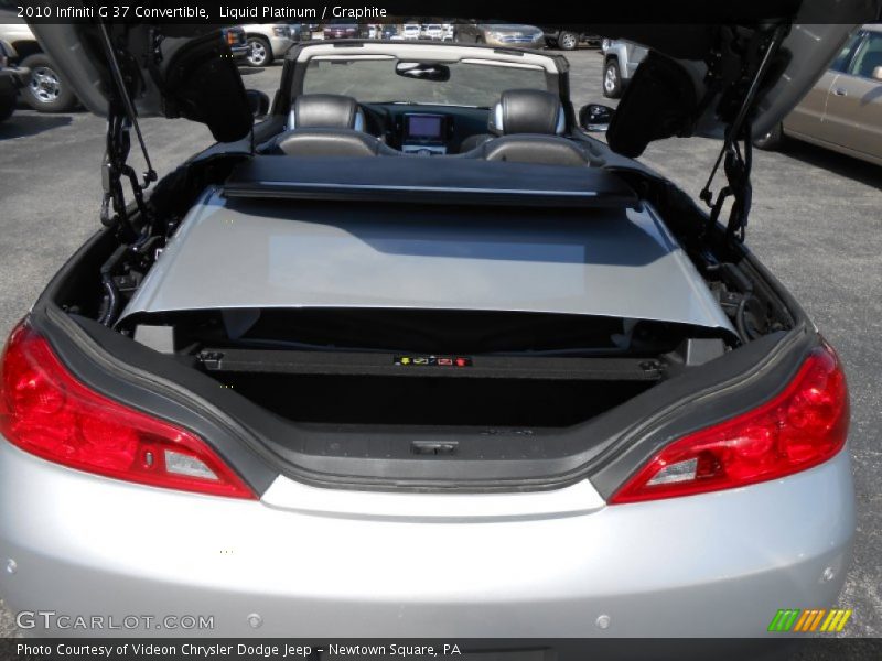 Liquid Platinum / Graphite 2010 Infiniti G 37 Convertible