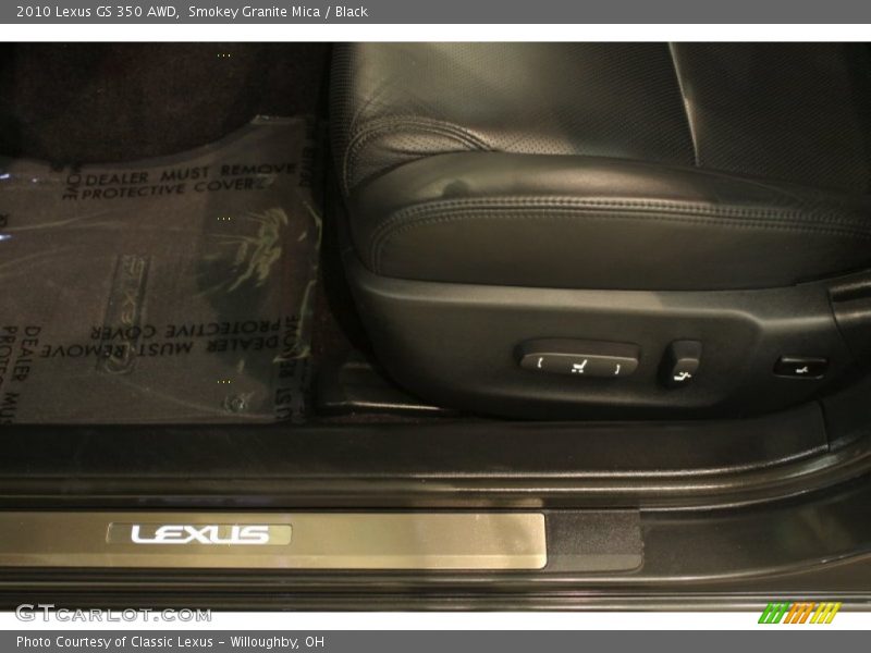 Smokey Granite Mica / Black 2010 Lexus GS 350 AWD