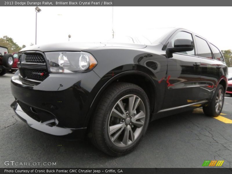 Brilliant Black Crystal Pearl / Black 2013 Dodge Durango Rallye