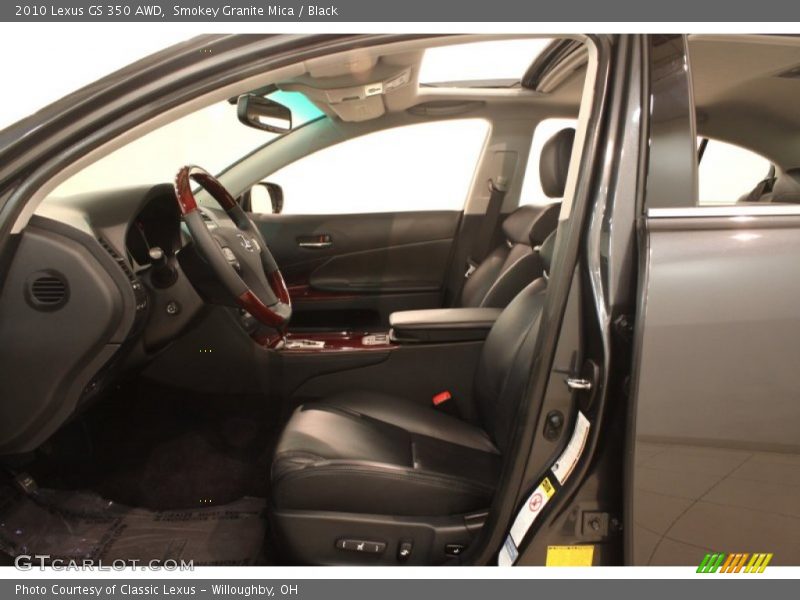 Smokey Granite Mica / Black 2010 Lexus GS 350 AWD