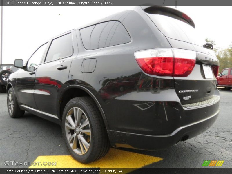 Brilliant Black Crystal Pearl / Black 2013 Dodge Durango Rallye