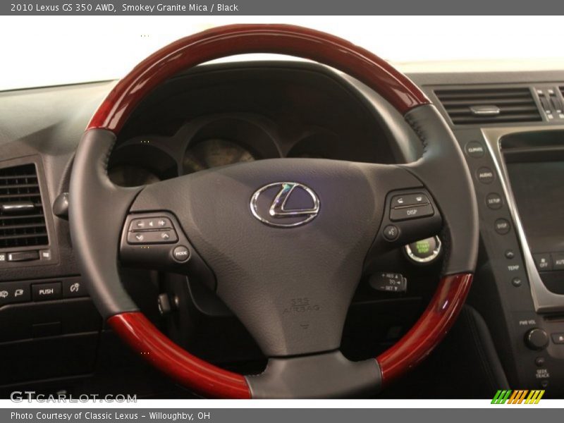 Smokey Granite Mica / Black 2010 Lexus GS 350 AWD