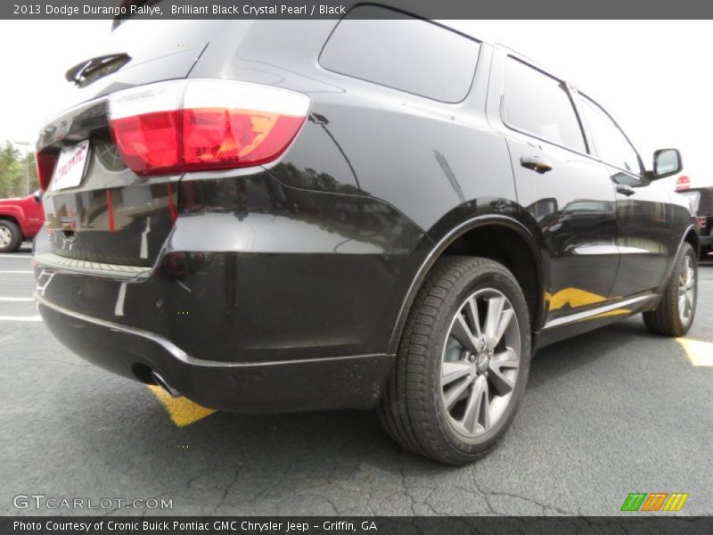 Brilliant Black Crystal Pearl / Black 2013 Dodge Durango Rallye