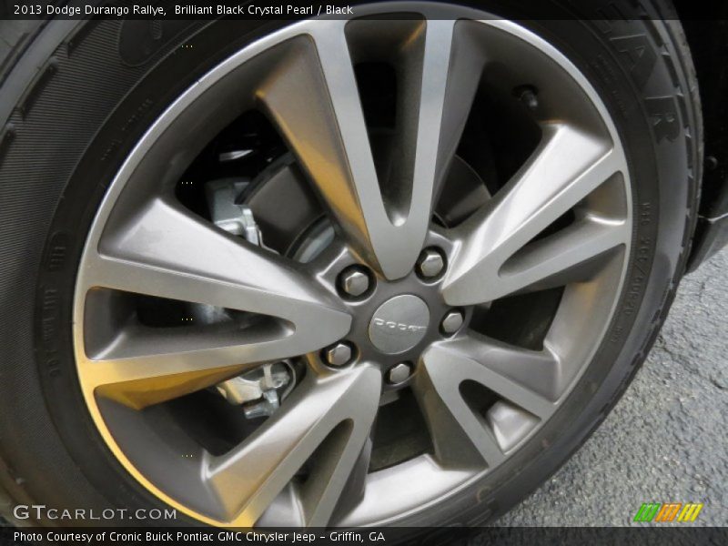 Brilliant Black Crystal Pearl / Black 2013 Dodge Durango Rallye