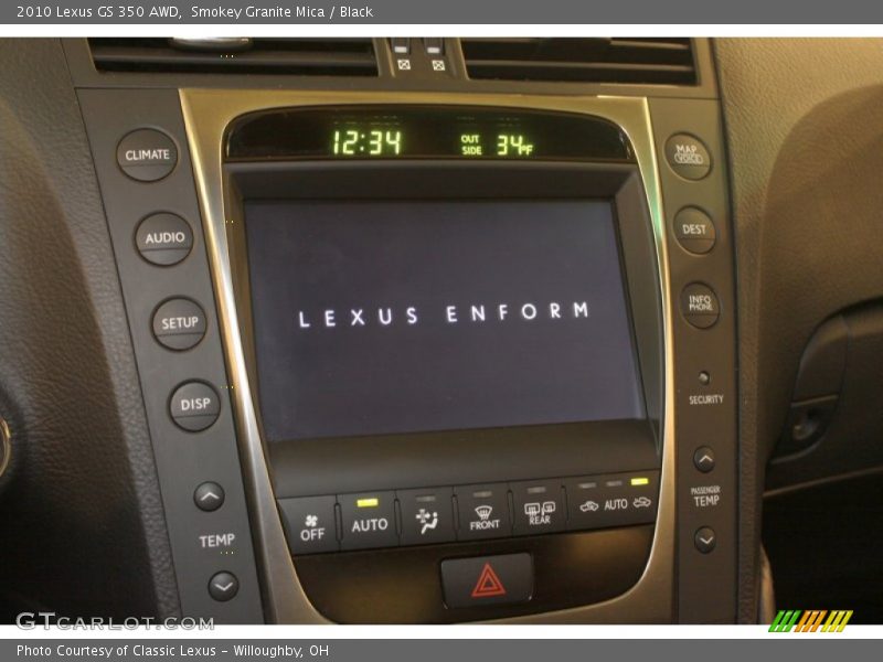 Smokey Granite Mica / Black 2010 Lexus GS 350 AWD
