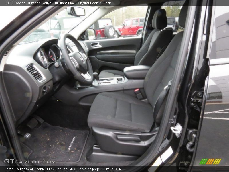 Brilliant Black Crystal Pearl / Black 2013 Dodge Durango Rallye