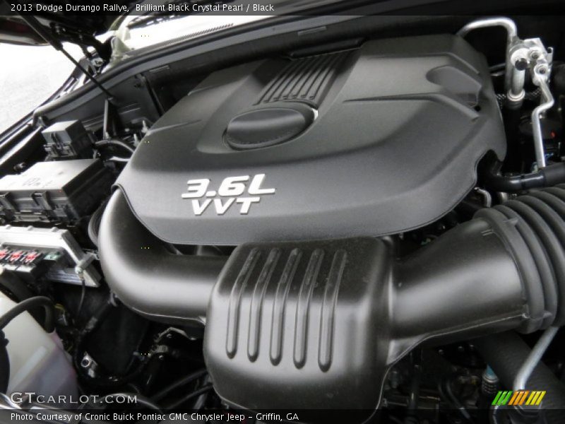 Brilliant Black Crystal Pearl / Black 2013 Dodge Durango Rallye