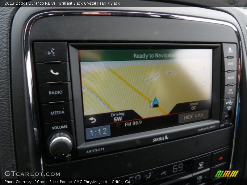 Brilliant Black Crystal Pearl / Black 2013 Dodge Durango Rallye