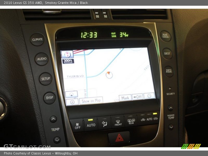 Smokey Granite Mica / Black 2010 Lexus GS 350 AWD