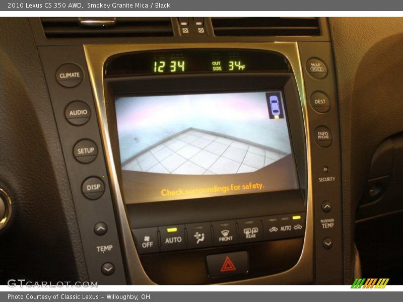 Smokey Granite Mica / Black 2010 Lexus GS 350 AWD