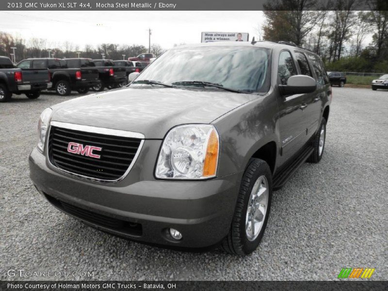 Mocha Steel Metallic / Ebony 2013 GMC Yukon XL SLT 4x4