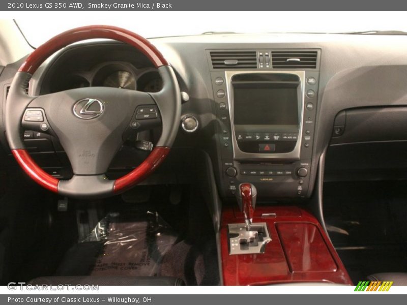 Smokey Granite Mica / Black 2010 Lexus GS 350 AWD