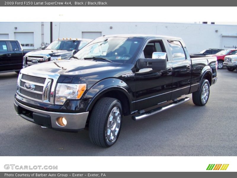 Black / Black/Black 2009 Ford F150 Lariat SuperCrew 4x4