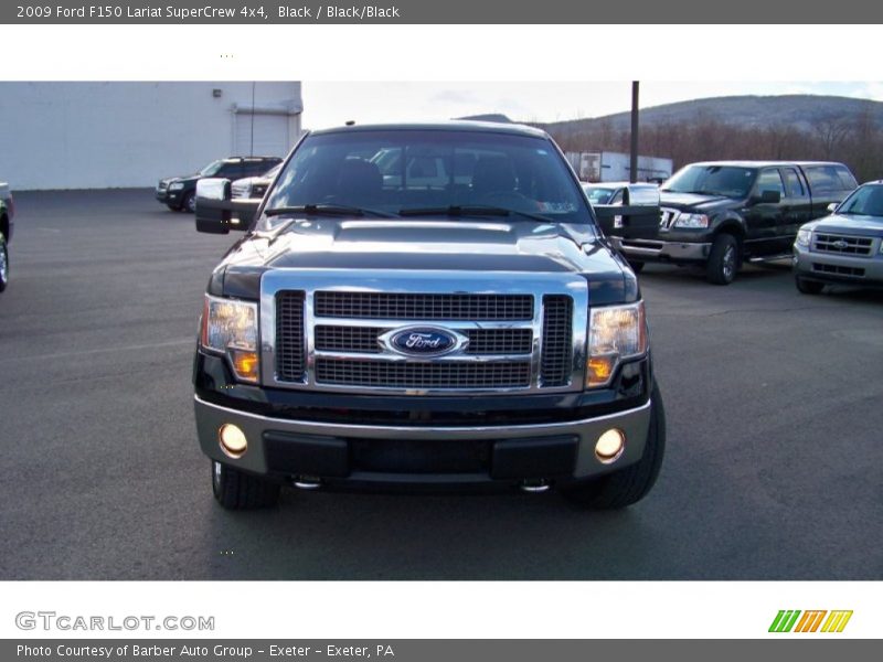 Black / Black/Black 2009 Ford F150 Lariat SuperCrew 4x4