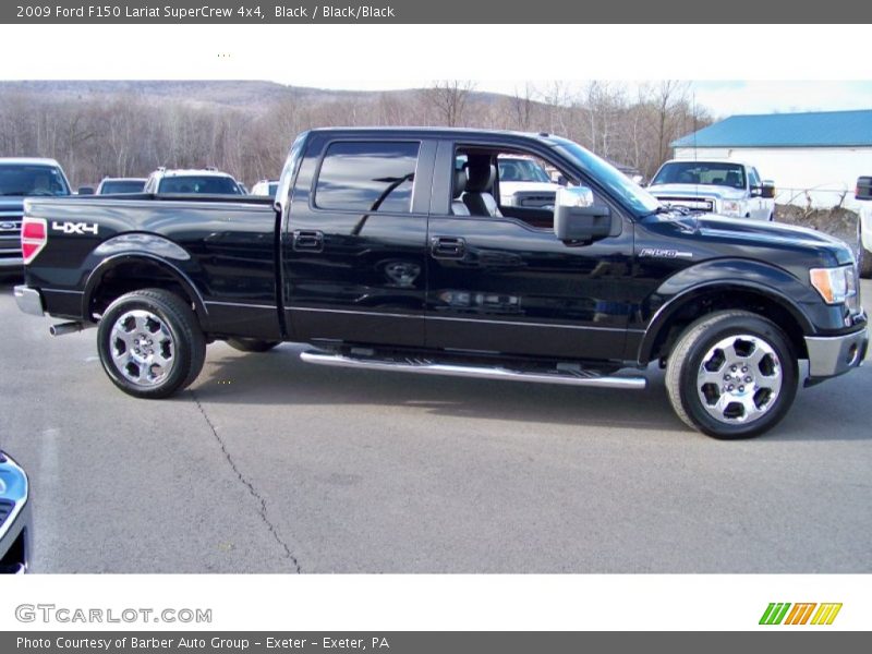 Black / Black/Black 2009 Ford F150 Lariat SuperCrew 4x4