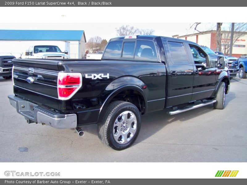 Black / Black/Black 2009 Ford F150 Lariat SuperCrew 4x4