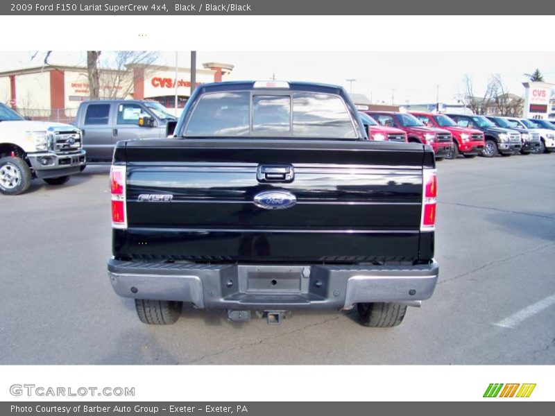 Black / Black/Black 2009 Ford F150 Lariat SuperCrew 4x4