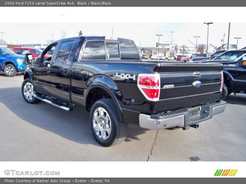 Black / Black/Black 2009 Ford F150 Lariat SuperCrew 4x4