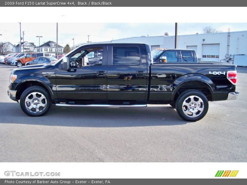 Black / Black/Black 2009 Ford F150 Lariat SuperCrew 4x4