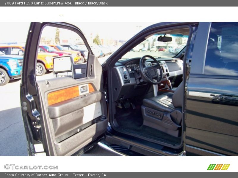 Black / Black/Black 2009 Ford F150 Lariat SuperCrew 4x4