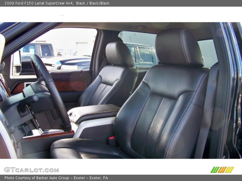 Black / Black/Black 2009 Ford F150 Lariat SuperCrew 4x4
