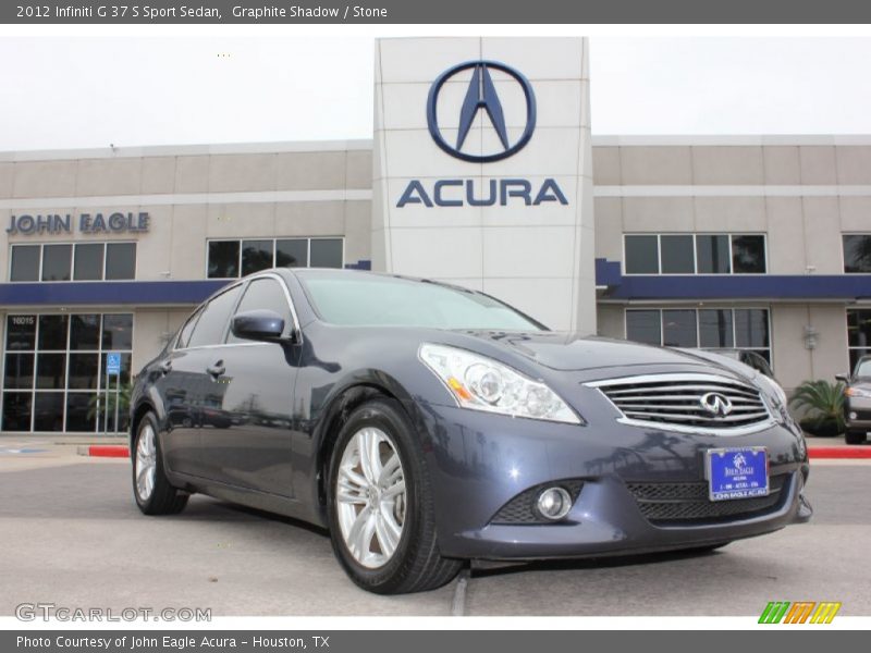 Graphite Shadow / Stone 2012 Infiniti G 37 S Sport Sedan