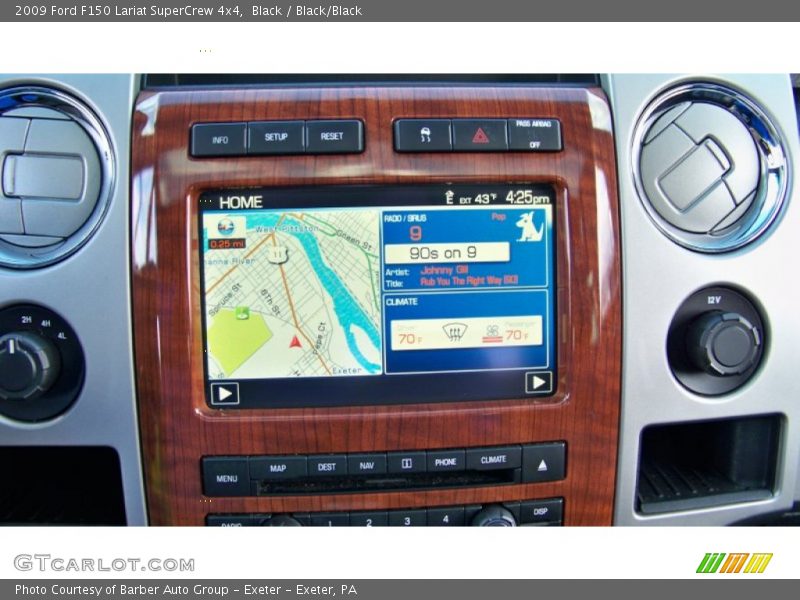 Black / Black/Black 2009 Ford F150 Lariat SuperCrew 4x4