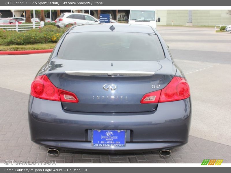 Graphite Shadow / Stone 2012 Infiniti G 37 S Sport Sedan