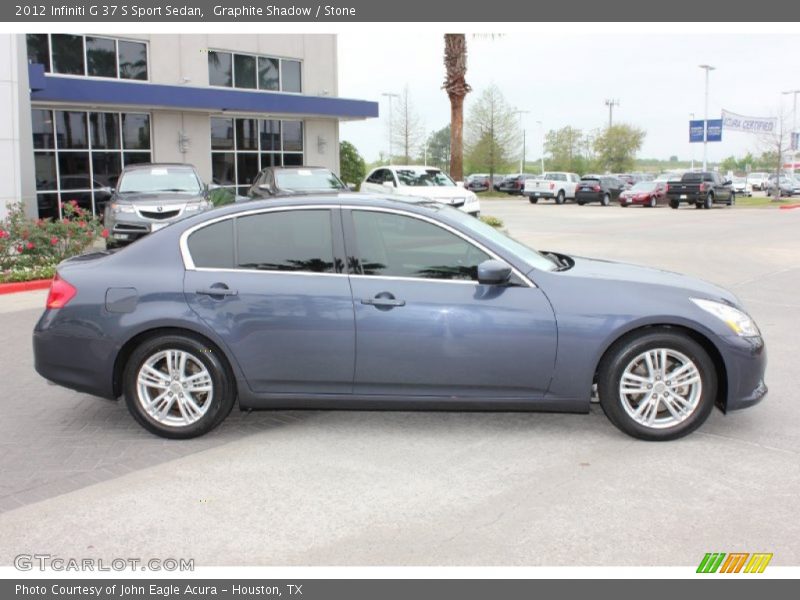 Graphite Shadow / Stone 2012 Infiniti G 37 S Sport Sedan