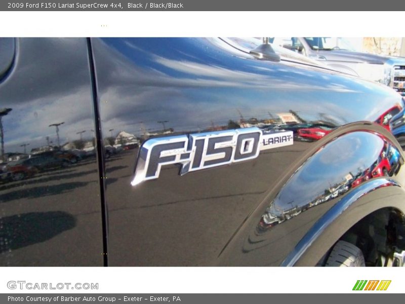 Black / Black/Black 2009 Ford F150 Lariat SuperCrew 4x4
