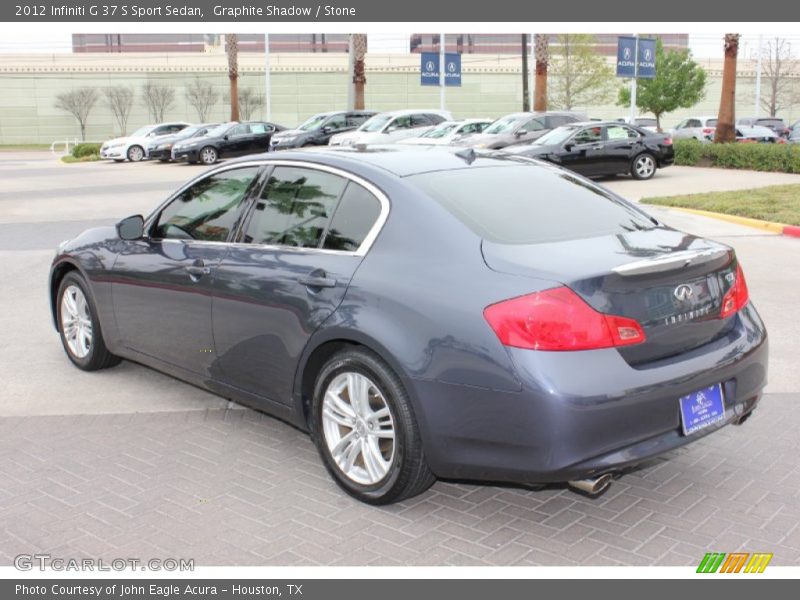 Graphite Shadow / Stone 2012 Infiniti G 37 S Sport Sedan