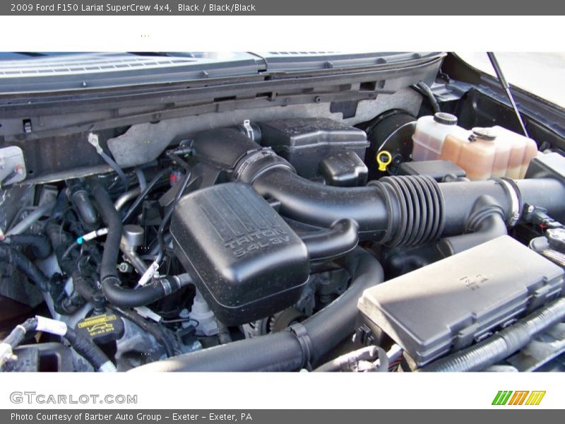 Black / Black/Black 2009 Ford F150 Lariat SuperCrew 4x4