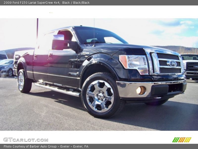 Black / Black/Black 2009 Ford F150 Lariat SuperCrew 4x4