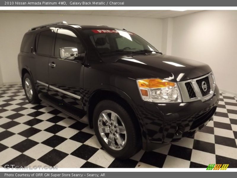 Galaxy Black Metallic / Charcoal 2010 Nissan Armada Platinum 4WD